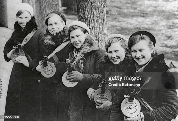 While German forces tighten the siege of Sevastopol, volunteer Russian women warriors take up the "Tommy-gun" in defense of their country. These...