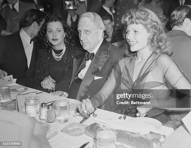 Hollywood: California State Guard Military Ball, Held At The Palladium, Hollywood, California. Left to right, pictured at the Military Ball, Miss...