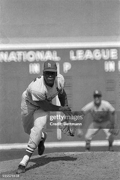 Bob Gibson, St Louis Cardinals, 1967 World Series, against Boston Red Sox.