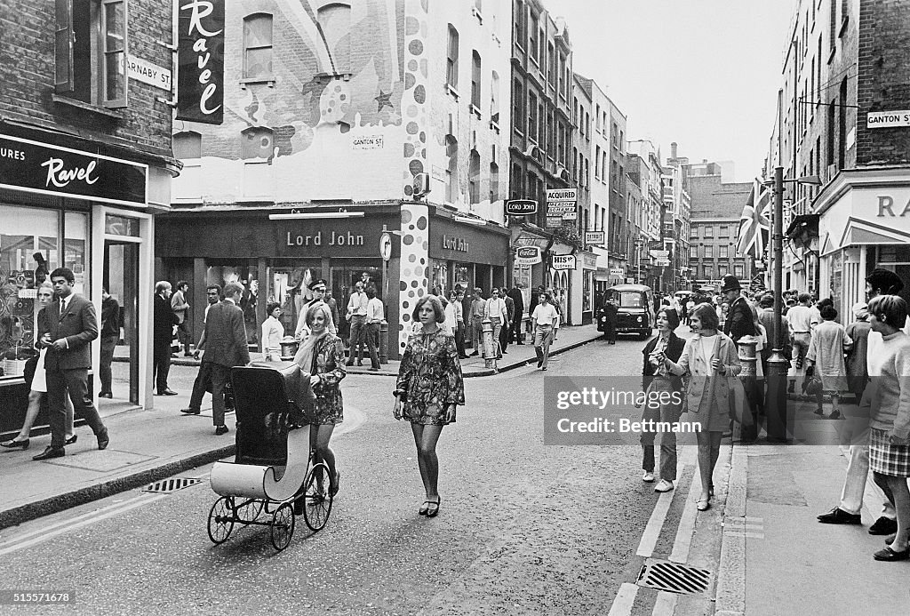Carnaby Street in 1967