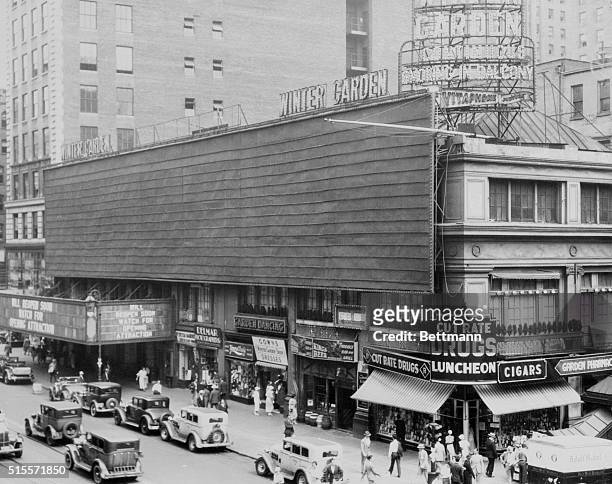 Winter Garden Theater, New York City, 1933.
