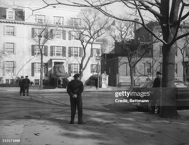 Extraordinary measures were taken to protect President Truman after a suicidal attempt by two Puerto Rican fanatics to shoot their way into the Blair...