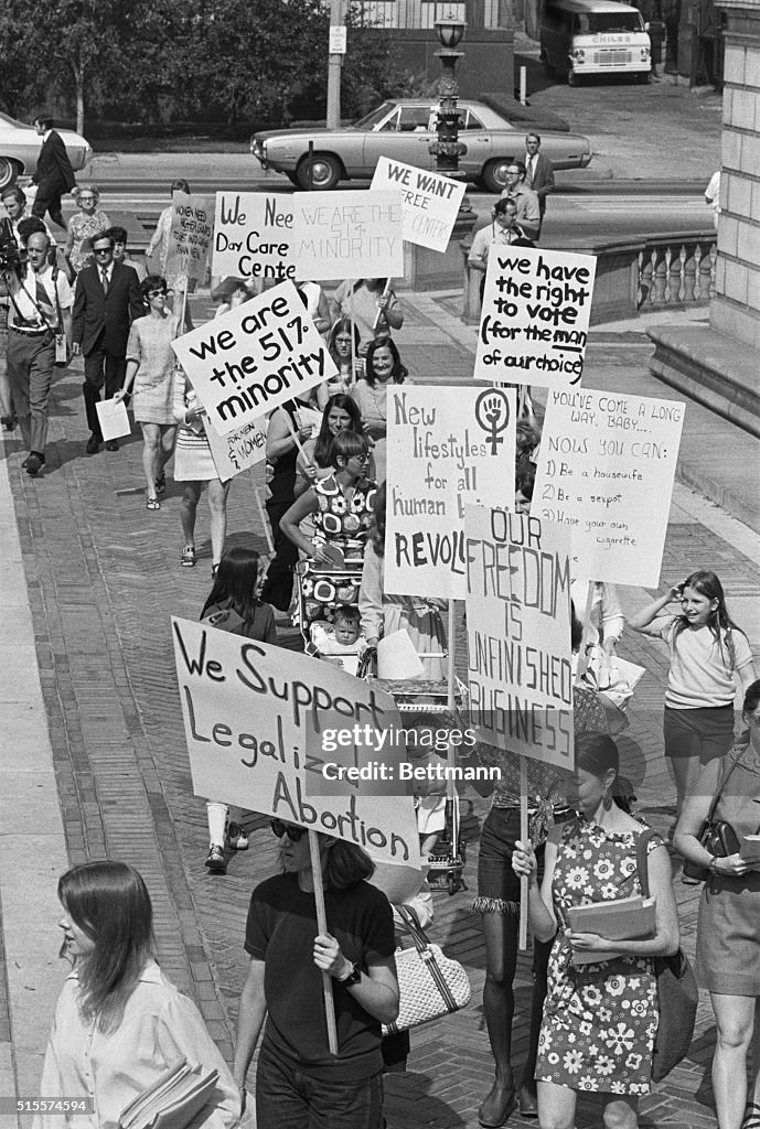 Women Marching for Equal Rights