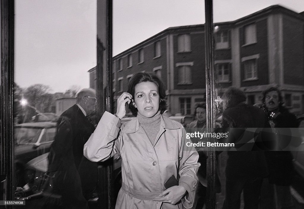 Christina Onassis Comes from Hospital