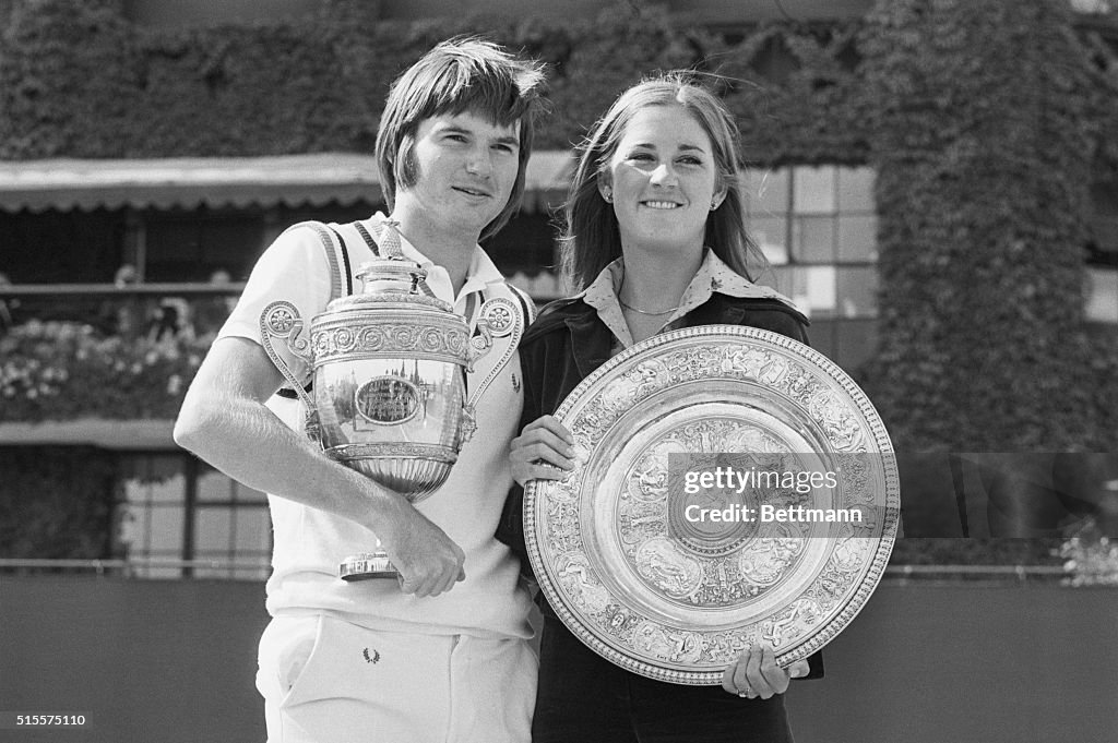 Chris Evert and Jimmy Connors