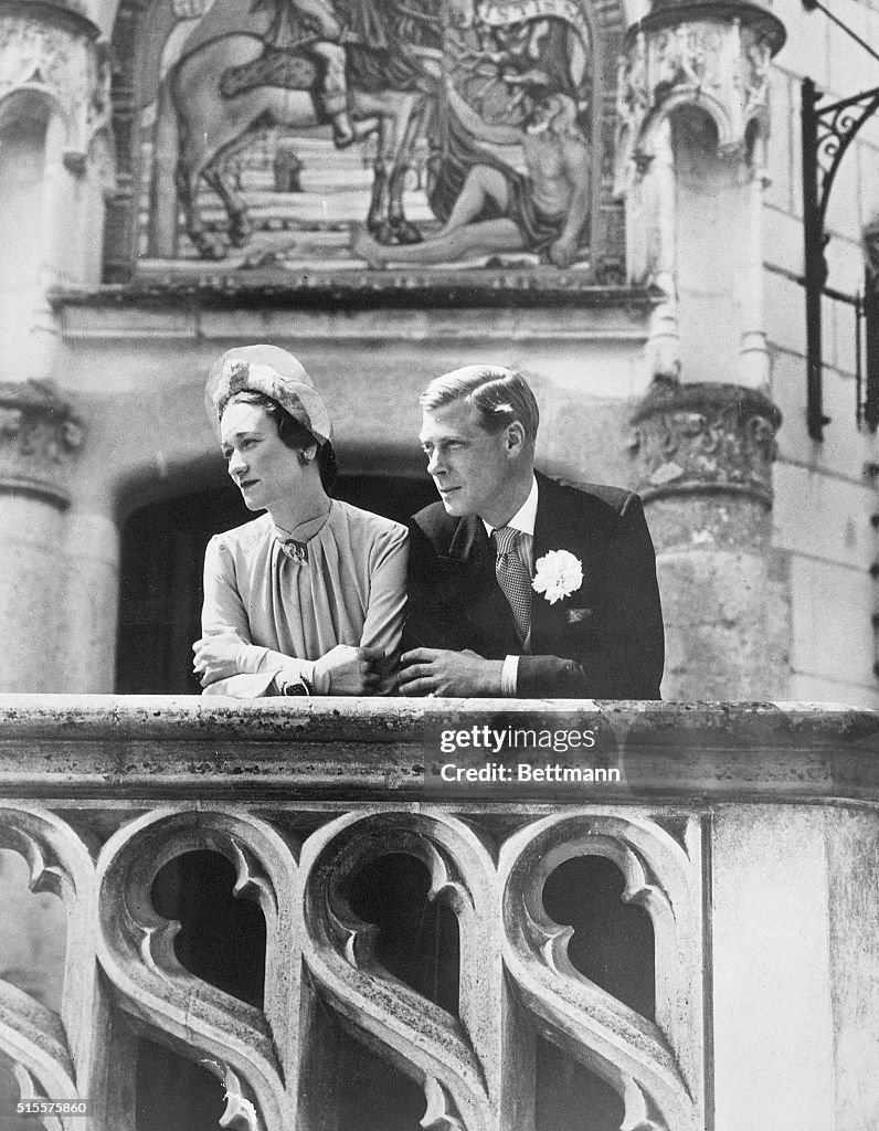 Duke And Duchess Of Windsor On Wedding Day