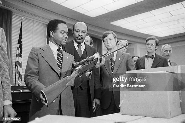 As the House Assassinations Committee began examining a mass of evidence in the killing of Martin Luther King Jr., Delegate Water E. Fauntroy,...