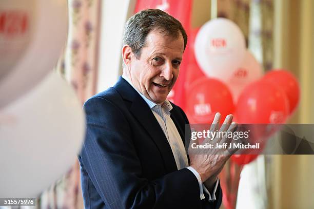 Alastair Campbell, former Director of Communications for the UK Labour Government, helps launch MSP Ken Macintosh's election campaign for the...