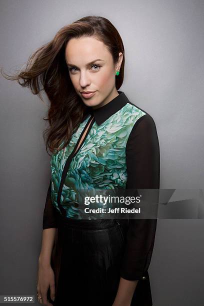 Actress Jessica McNamee is photographed for TV Guide Magazine on January 15, 2015 in Pasadena, California.