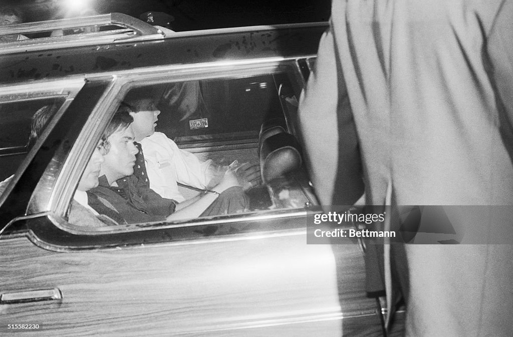 John Hinckley Jr. Handcuffed In Car