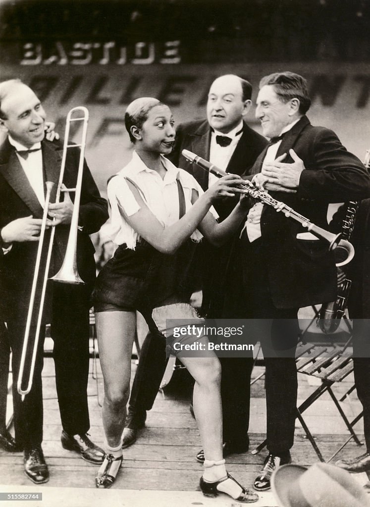 Josephine Baker In Musical Skit