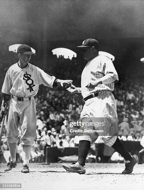 Chicago, IL: In the game of the century played at Comiskey Park, Chicago, July 6th, the picked team of the American league defeated the picked team...