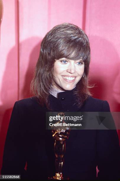 Actress Jane Fonda won the Academy Award for Best Actress for her role in the 1971 film Klute.