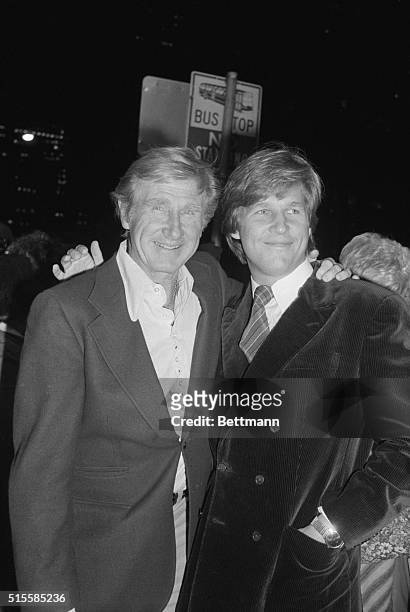 New York, NY: Actor Jeff Bridges shares some of the spotlight with his father, actor Lloyd Bridges, following the benefit preview of Jeff's new...