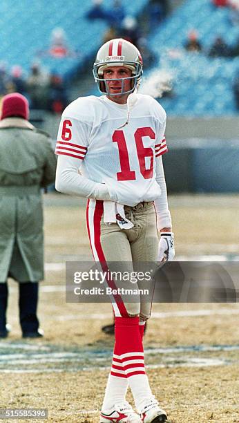Joe Montana, 49ers quarterback.