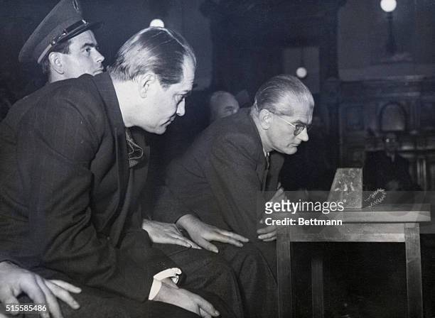 Budapest, Hungary: Robert Vogeler , American executive of the International Telegraph and Telephone Corp., and his British assistant, Edgar Sanders,...