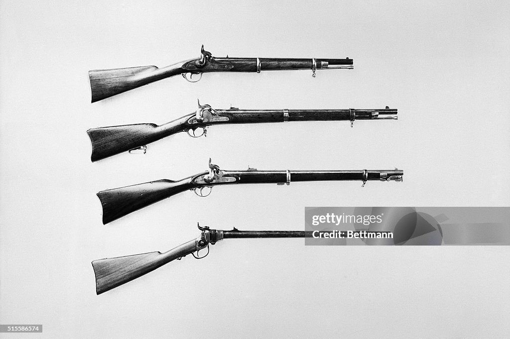 Four Confederate Carbines