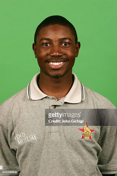 Portrait of Tatenda Taibu of Zimbabwe taken during an ICC photocall at the Royal Garden Hotel on September 5, 2004 in London.