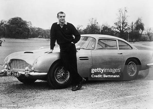 Sean Connery with 007's Aston Martin Sean Connery with 007's Aston Martin