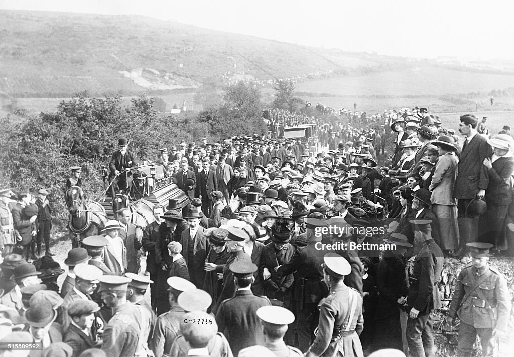 Funeral Procession for Lusitania Victims
