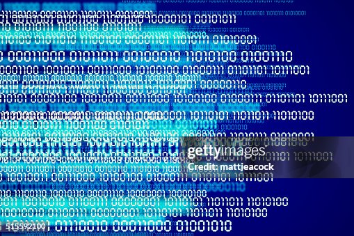 Lines of digital data code Lines of digital data code