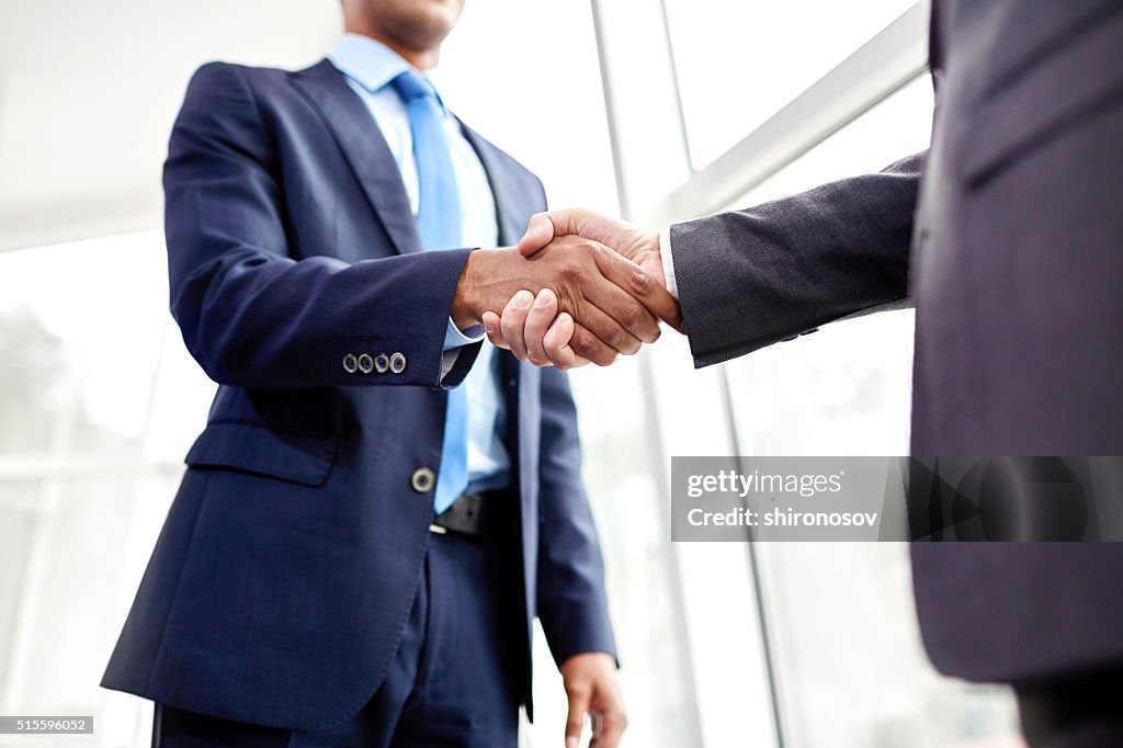 People shaking hands