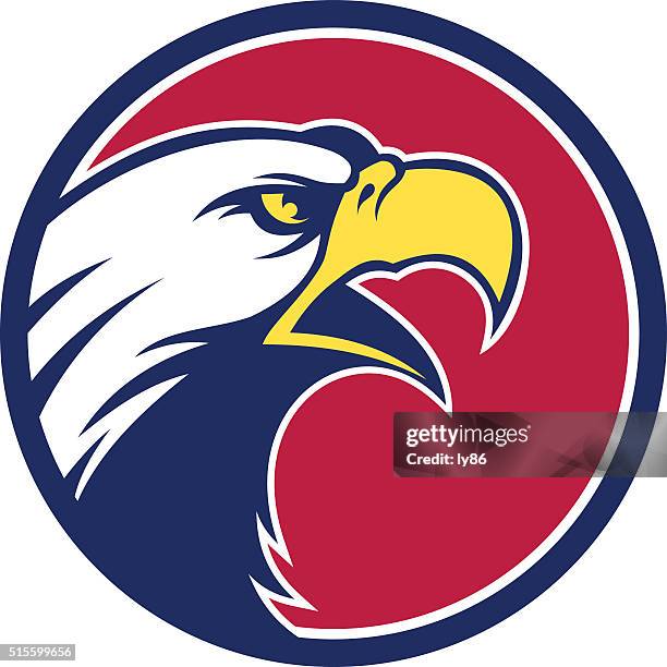 eagle icon - golden eagle stock illustrations