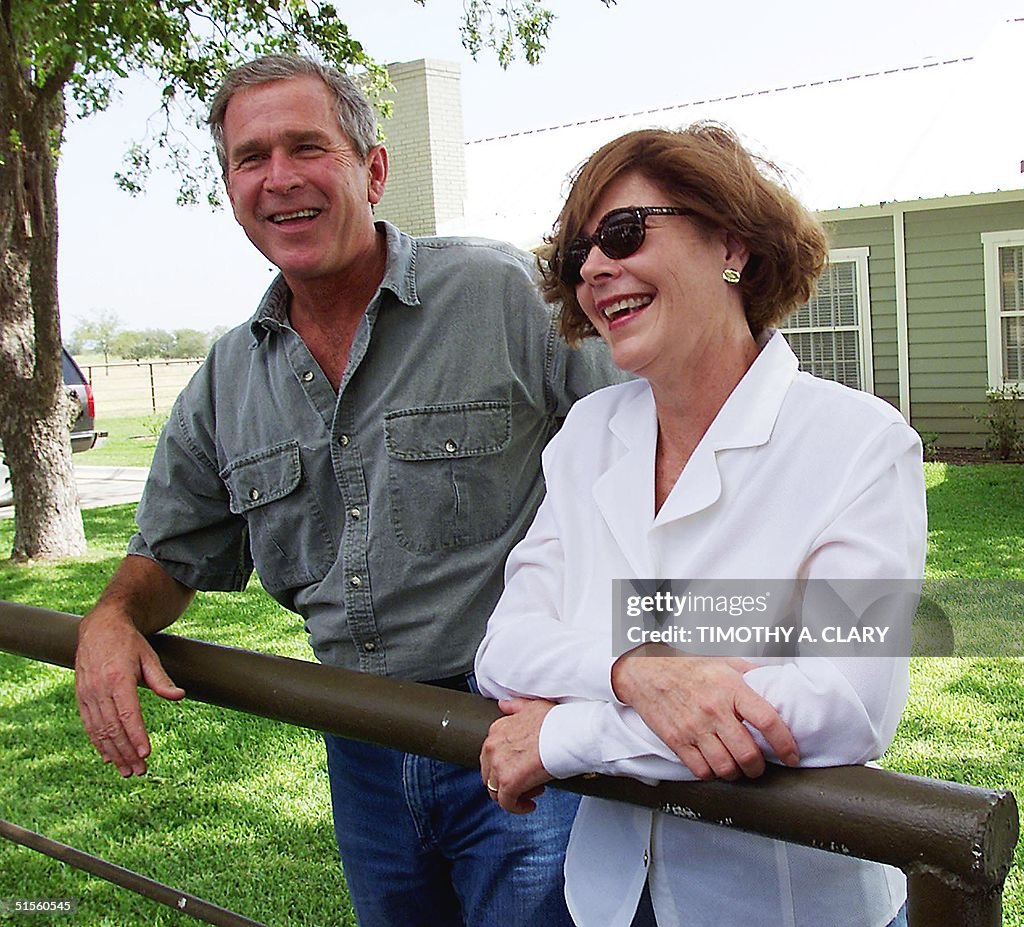 Republican presidential candidate George W. Bush a