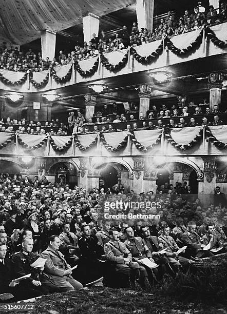 Hitler again attacks Jews. In his speech to the cultural section of the Nazi Congress and Nuremberg, Chancellor-Leader Adolf Hitler attacked the...