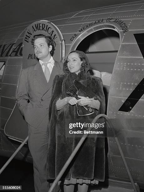 "Oh yes, but indeed" was Dolores Del Rio's quick reply to the question "Is there still romance" when she alighted from Pan American Airways plane...