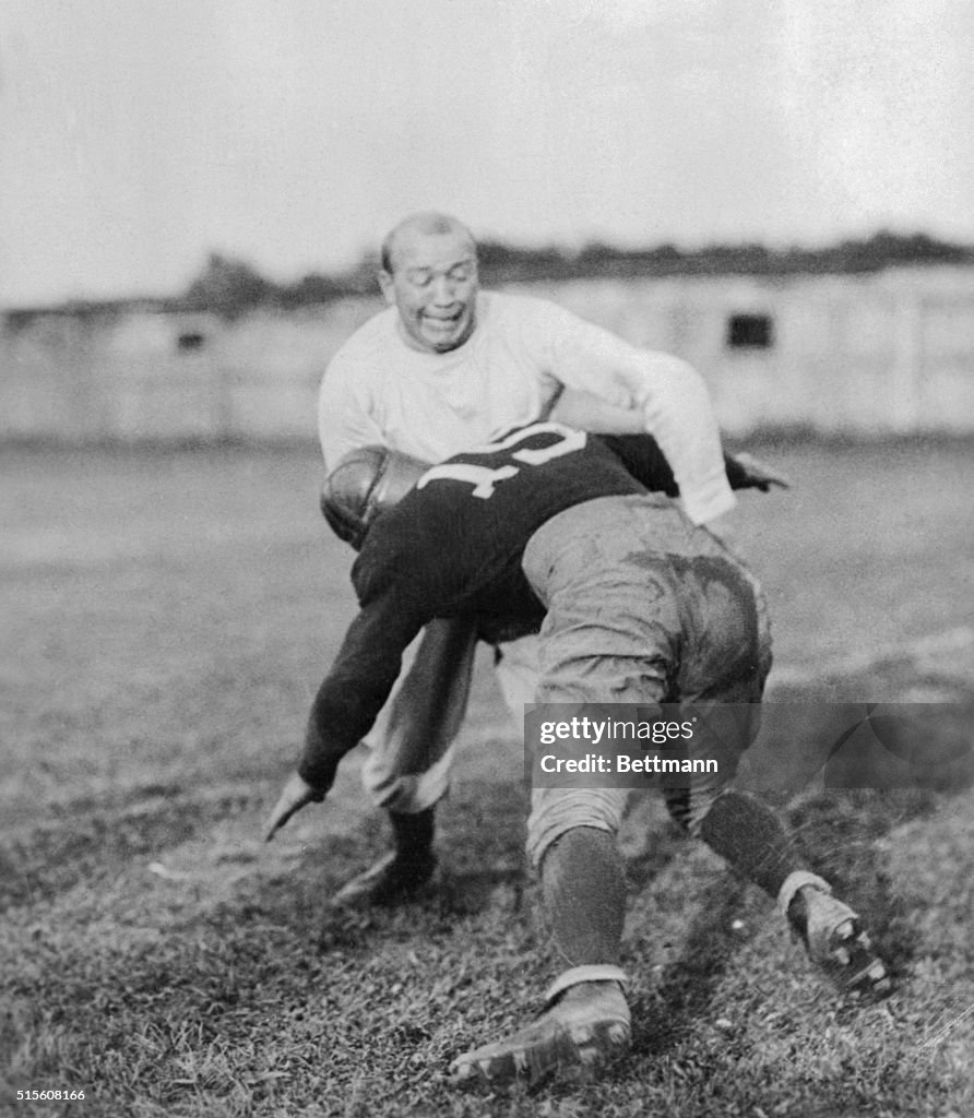 Knute Rockne Being Tackled
