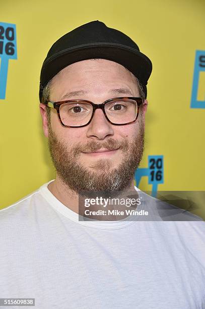 Director Seth Rogen attends the screening of "Preacher" during the 2016 SXSW Music, Film + Interactive Festival at Paramount Theatre on March 14,...