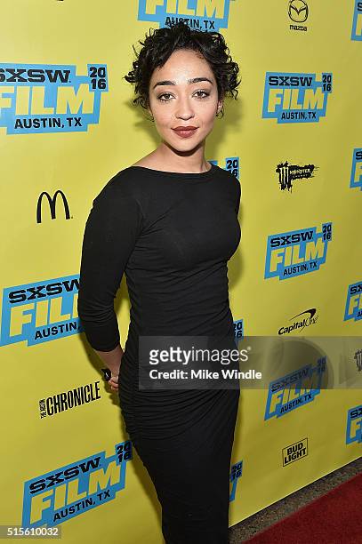 Actress Ruth Negga attends the screening of "Preacher" during the 2016 SXSW Music, Film + Interactive Festival at Paramount Theatre on March 14, 2016...