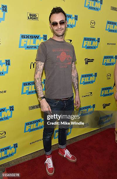 Actor Joseph Gilgun attends the screening of "Preacher" during the 2016 SXSW Music, Film + Interactive Festival at Paramount Theatre on March 14,...