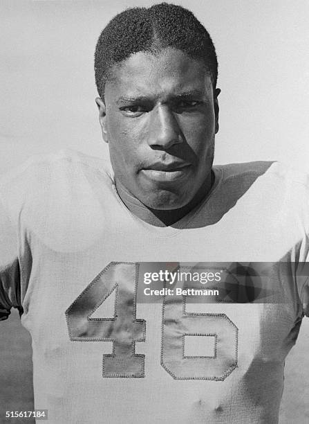 Marion Motley, the 212 pound star Negro halfback of the University of Nevada's football team, got off perhaps the longest run of the entire 1941...