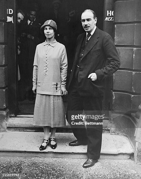 John Maynard Keynes, the world-famous British economist who represented the British Treasury at the Paris Peace Conference, and Mlle.Lopokova, the...
