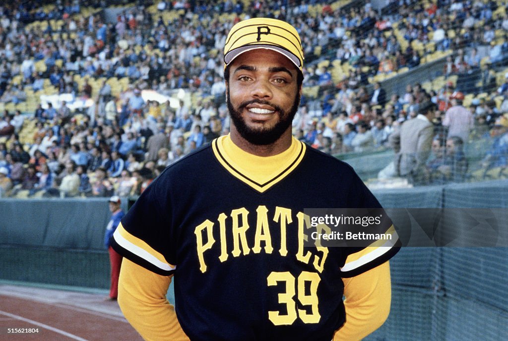 Outfielder Dave Parker of the Pittsburgh Pirates
