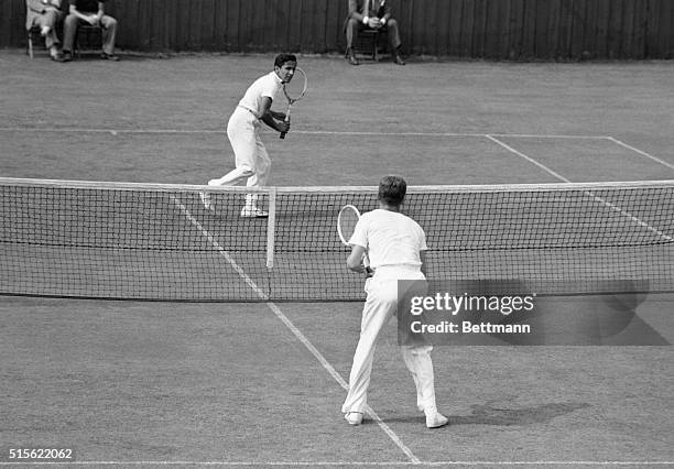 Big Francisco "Pancho" Segura, champion of his native Ecuador and holder of Eastern, New Jersey, and Brooklyn clay court singles honors this season ,...