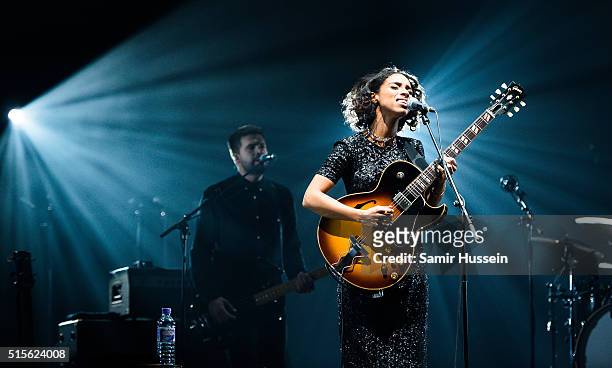 Lianne La Havas performs live at Royal Albert Hall on March 14, 2016 in London, England.