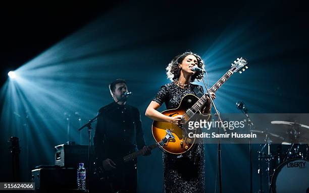 Lianne La Havas performs live at Royal Albert Hall on March 14, 2016 in London, England.