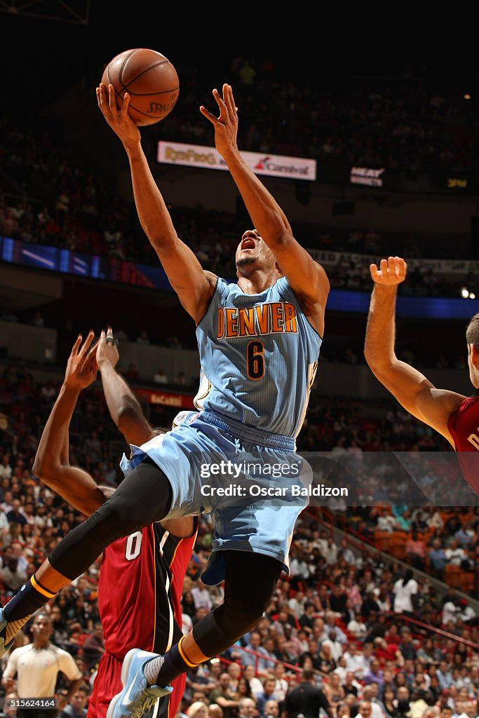 Denver Nuggets v Miami Heat