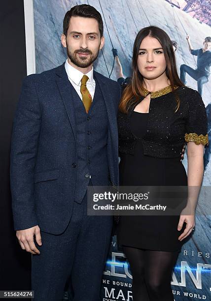 Actor Andy Bean attends the New York premiere of "Allegiant" at the AMC Lincoln Square Theater on March 14, 2016 in New York City.