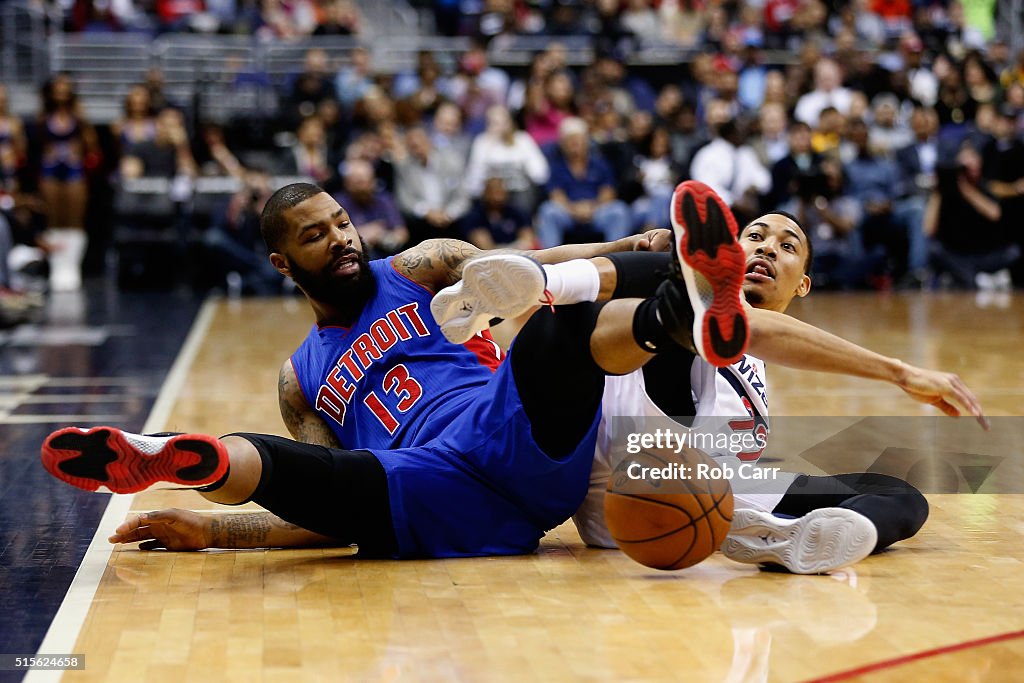 Detroit Pistons v Washington Wizards