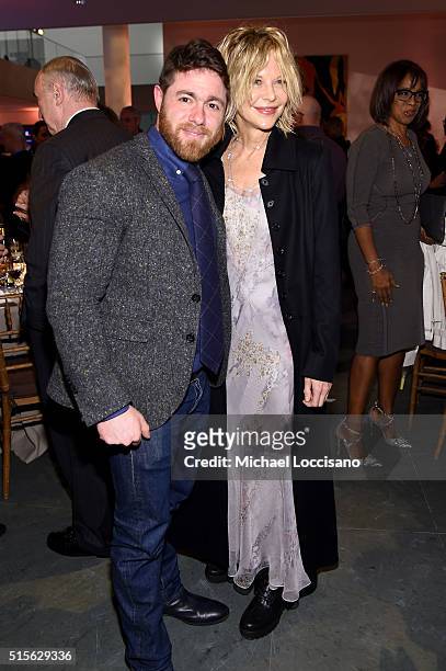Director Jacob Bernstein and actress Meg Ryan attend the after party for the New York special screening of "Everything is Copy Nora Ephron: Scripted...