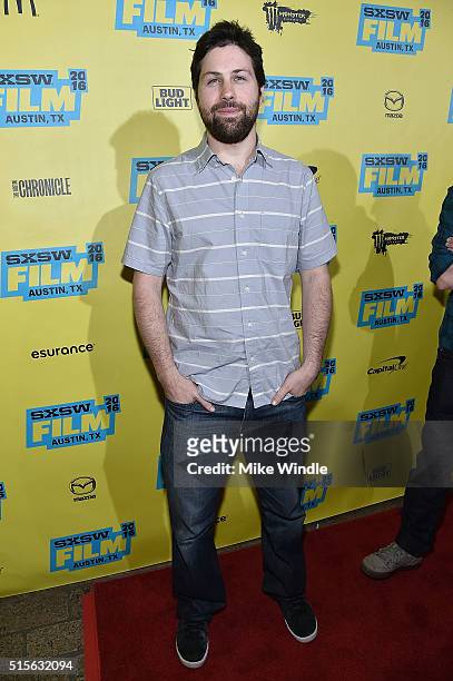 Writer Ariel Shaffir attends the premiere of "Sausage Party " during the 2016 SXSW Music, Film + Interactive Festival at Paramount Theatre on March...