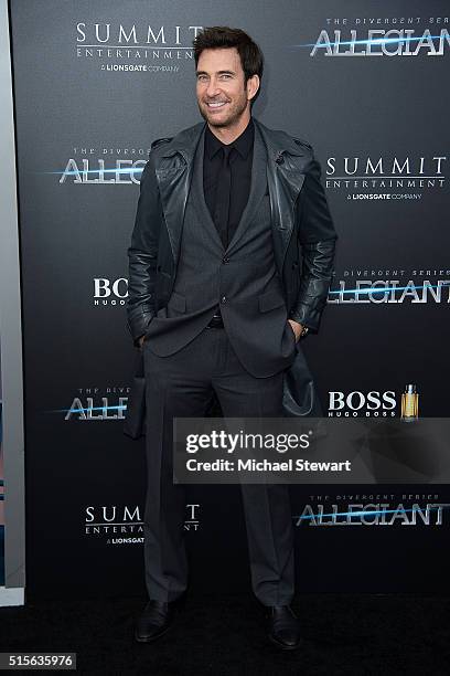 Actor Dylan McDermott attends the "Allegiant" New York premiere at AMC Lincoln Square Theater on March 14, 2016 in New York City.