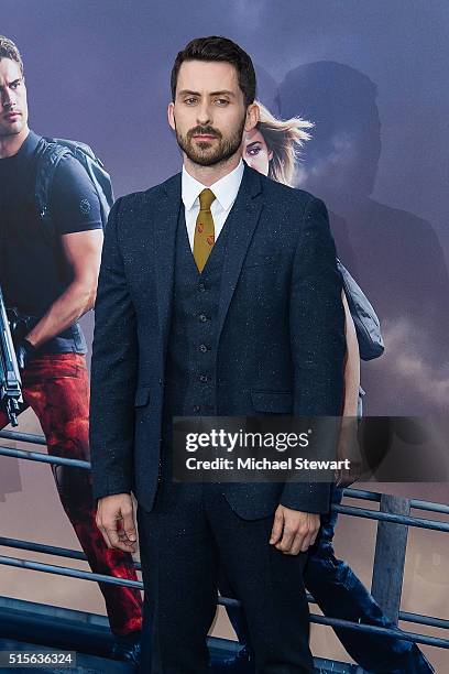 Actor Andy Bean attends the "Allegiant" New York premiere at AMC Lincoln Square Theater on March 14, 2016 in New York City.