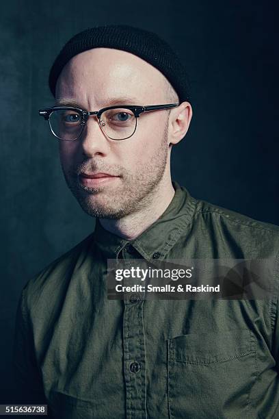 Writer/director Joel Potrykus of 'The Alchemist Cookbook' is photographed in the Getty Images SXSW Portrait Studio powered by Samsung at the Samsung...