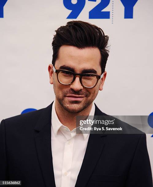 Actor Daniel Levy attends 92nd Street Y Presents "Schitt's Creek" at 92nd Street Y on March 14, 2016 in New York City.