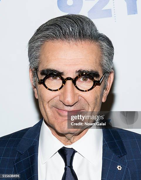 Actor Eugene Levy attends 92nd Street Y's 'Schitt's Creek' panel at 92nd Street Y on March 14, 2016 in New York City.